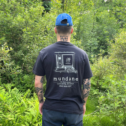 mundane storefront t-shirt