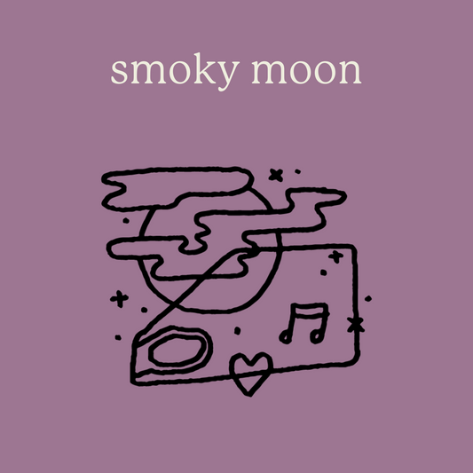 smoky moon candle