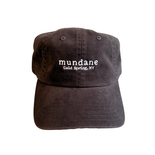 mundane cold spring dad hat