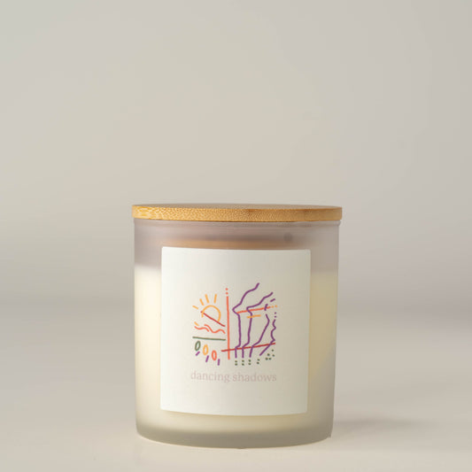 Dancing Shadows Moment in Time non-toxic soy candle — Mundane New York, Cold Spring NY