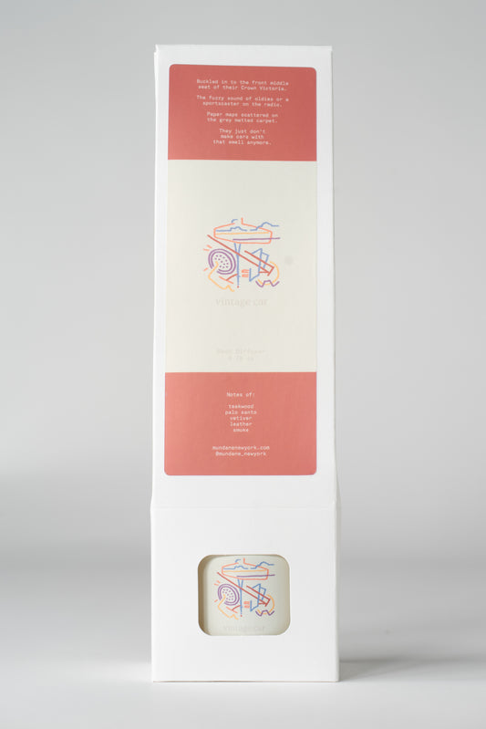 vintage car reed diffuser