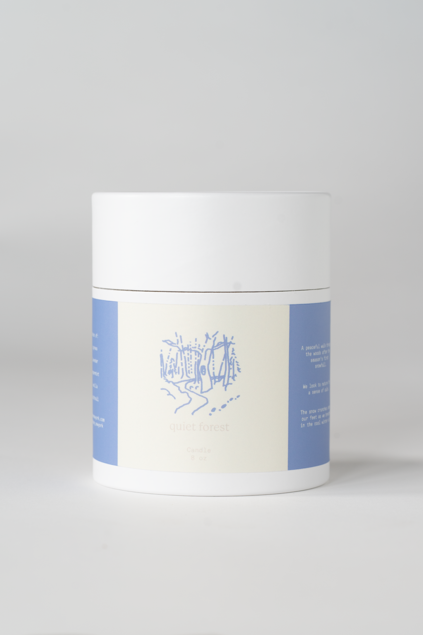 quiet forest candle