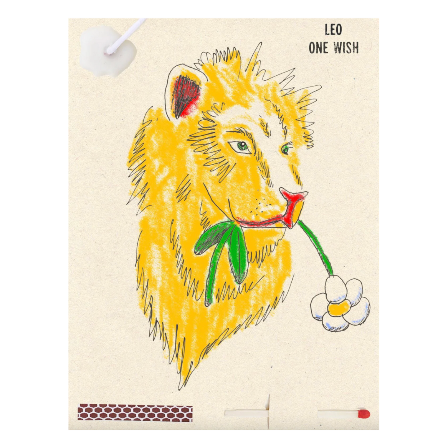leo - zodiac - wish cards