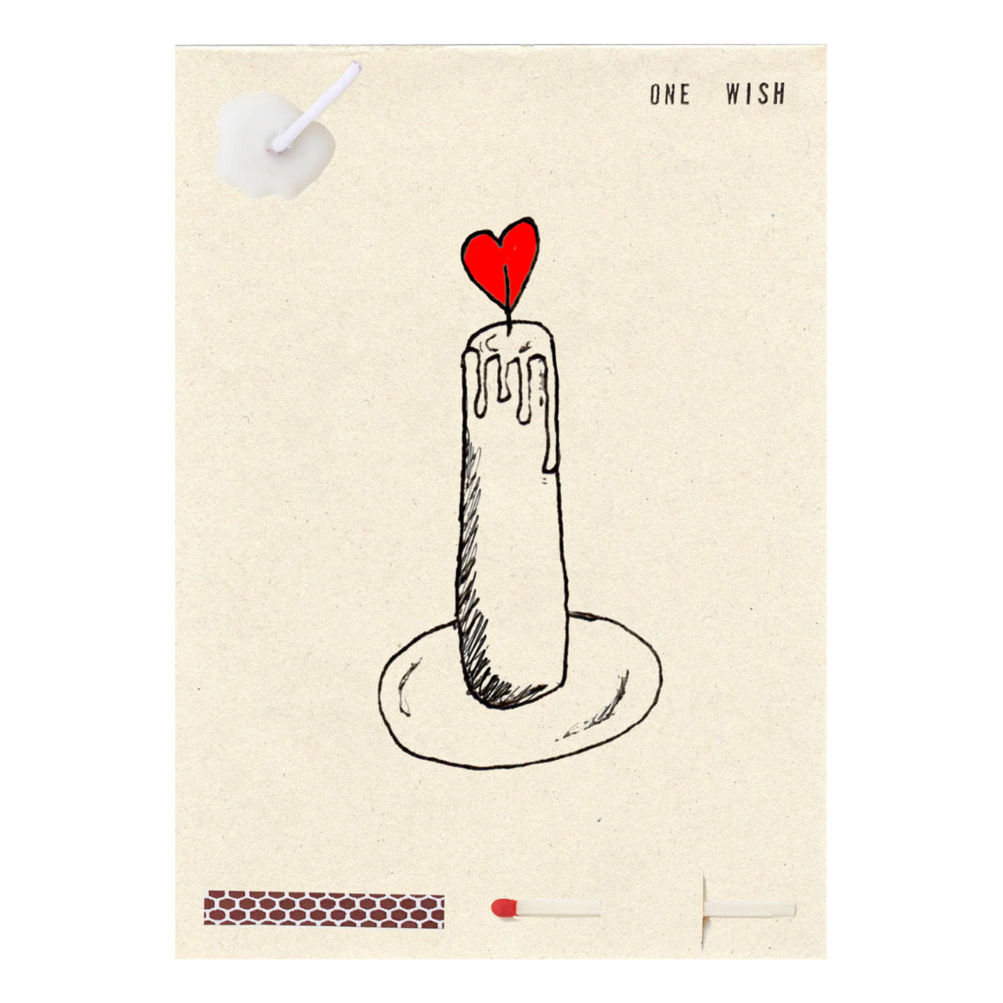 love candle - wish cards