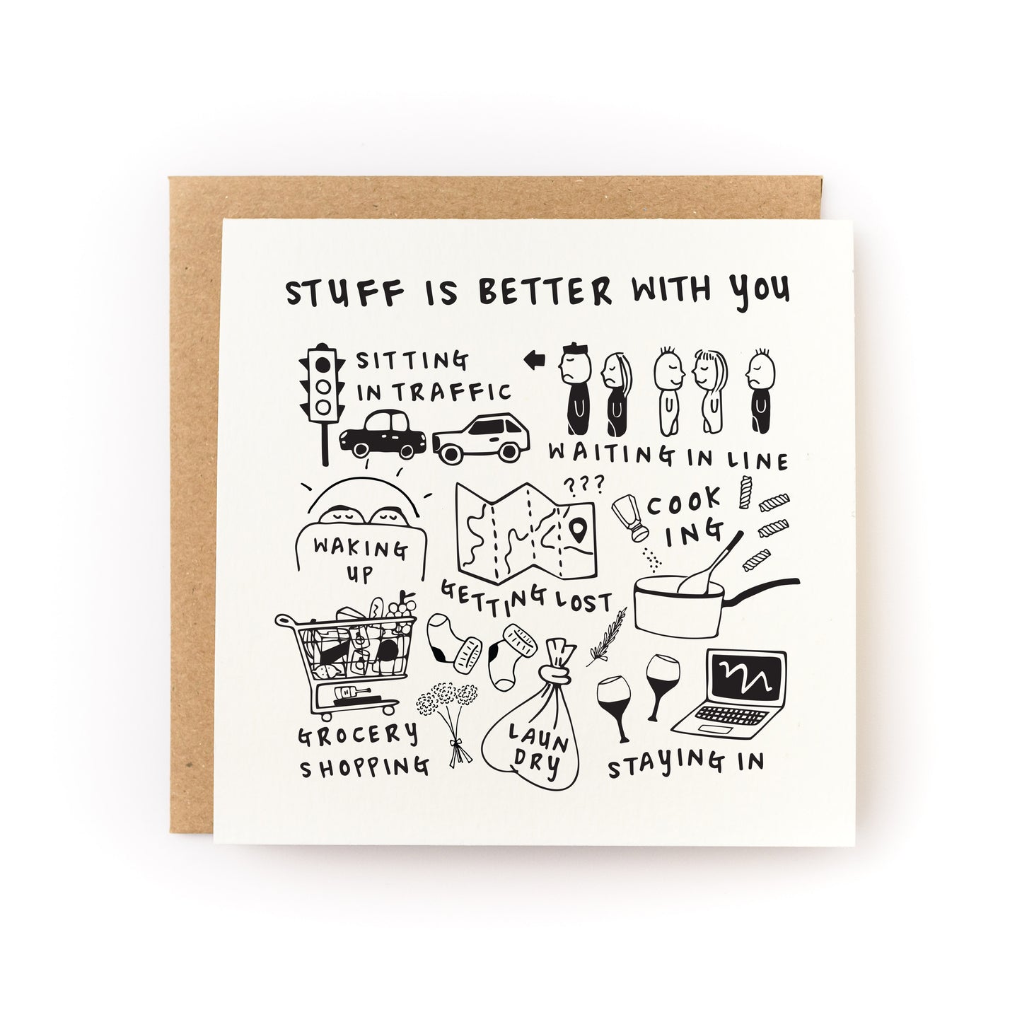 stuff is better with you card