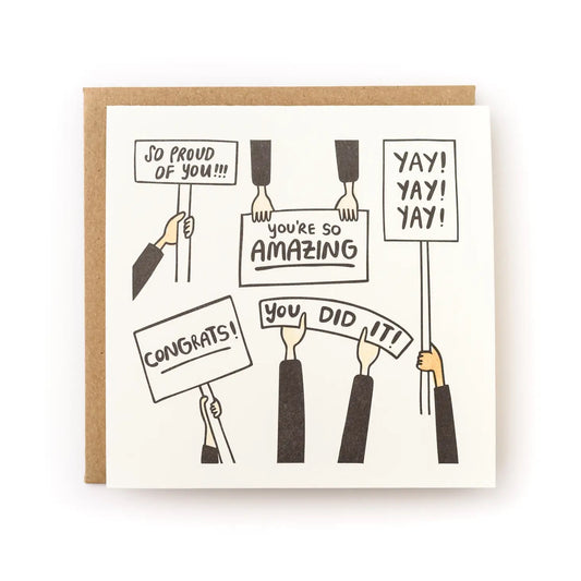 yay you did it congratulations card