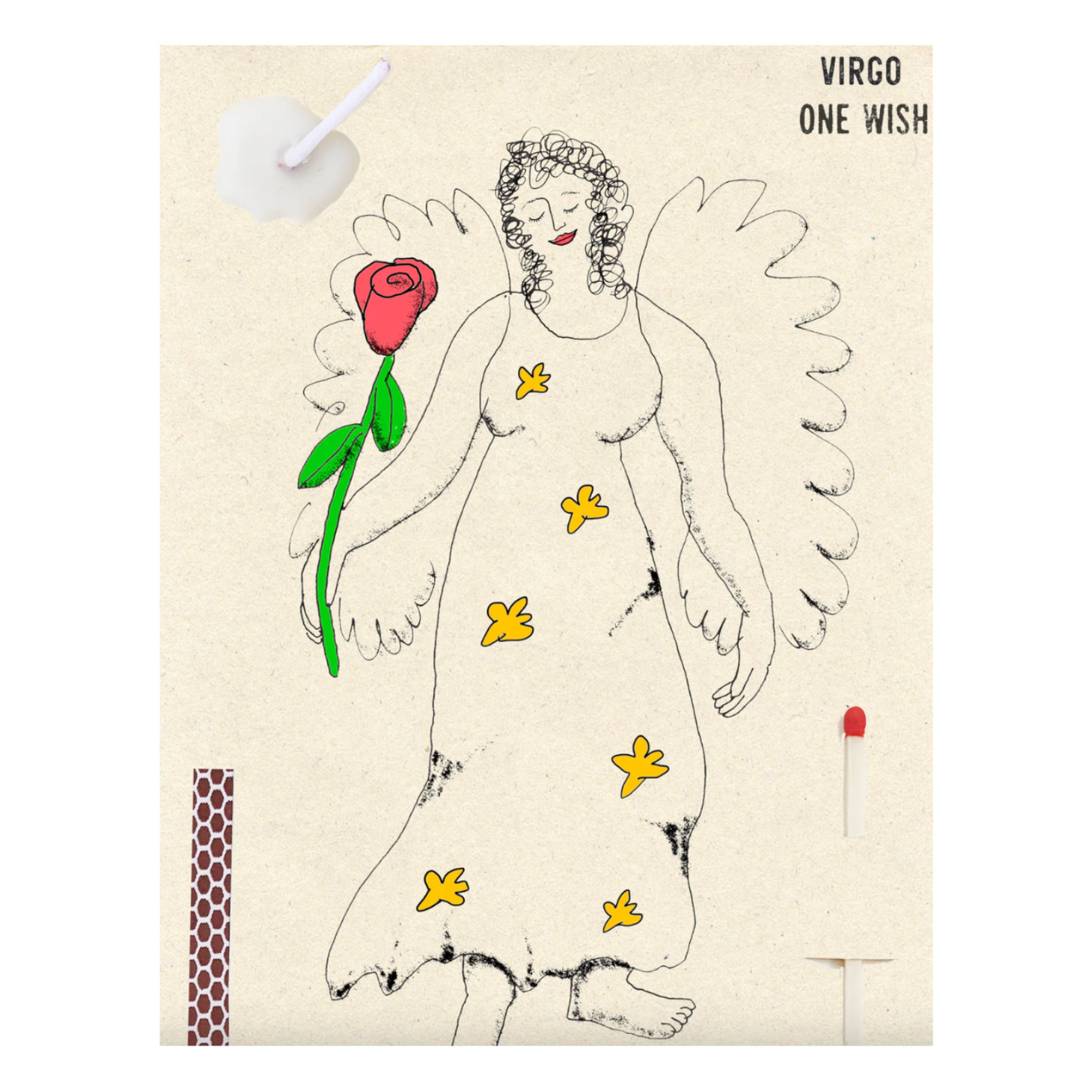 virgo - zodiac - wish cards