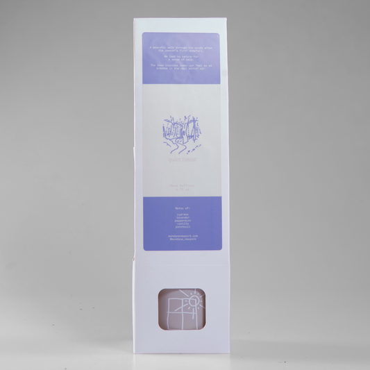 quiet forest reed diffuser