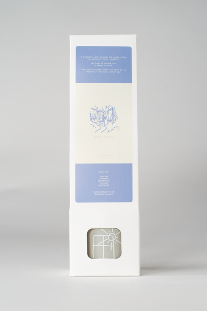 quiet forest reed diffuser