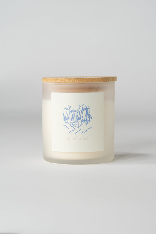 quiet forest candle