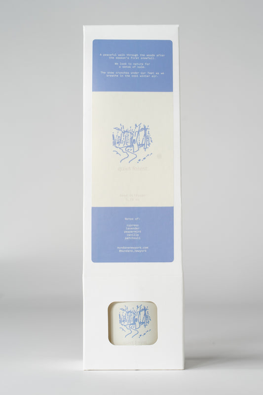 quiet forest reed diffuser