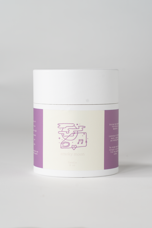 smoky moon candle