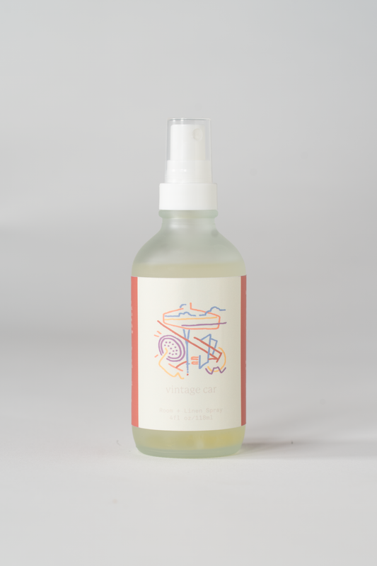 vintage car room + linen spray