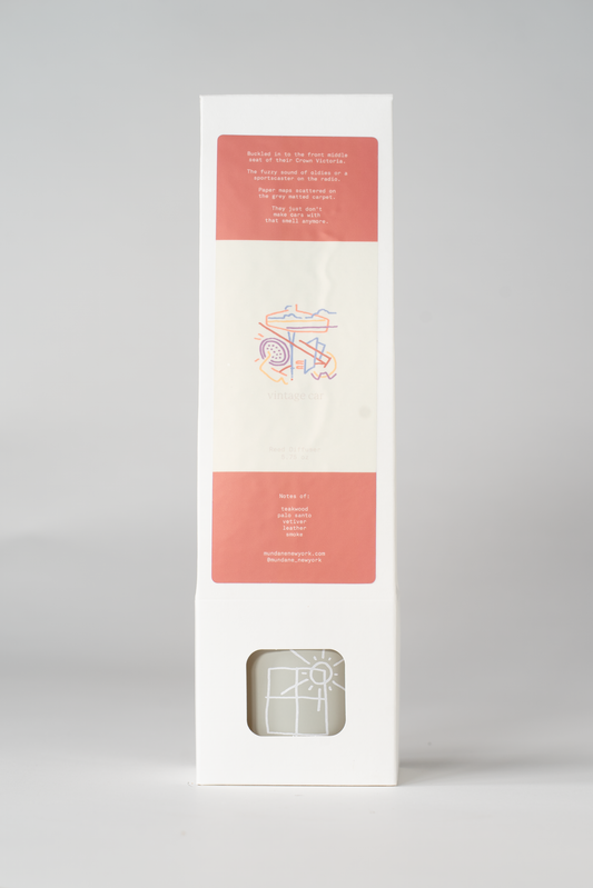 vintage car reed diffuser