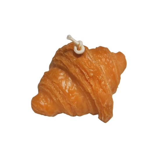 flaky croissant candle