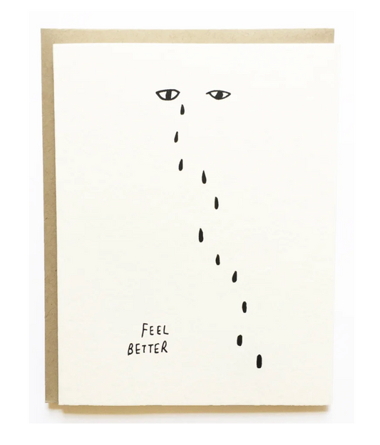 feel better tears card
