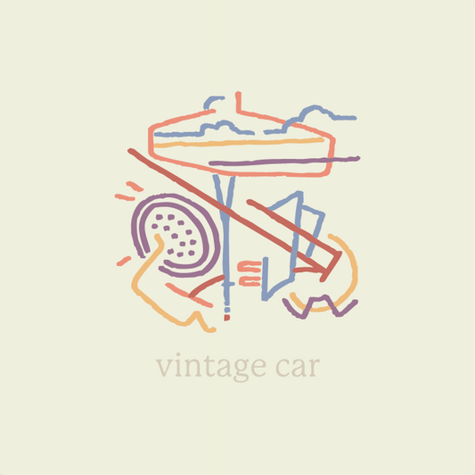 vintage car room + linen spray