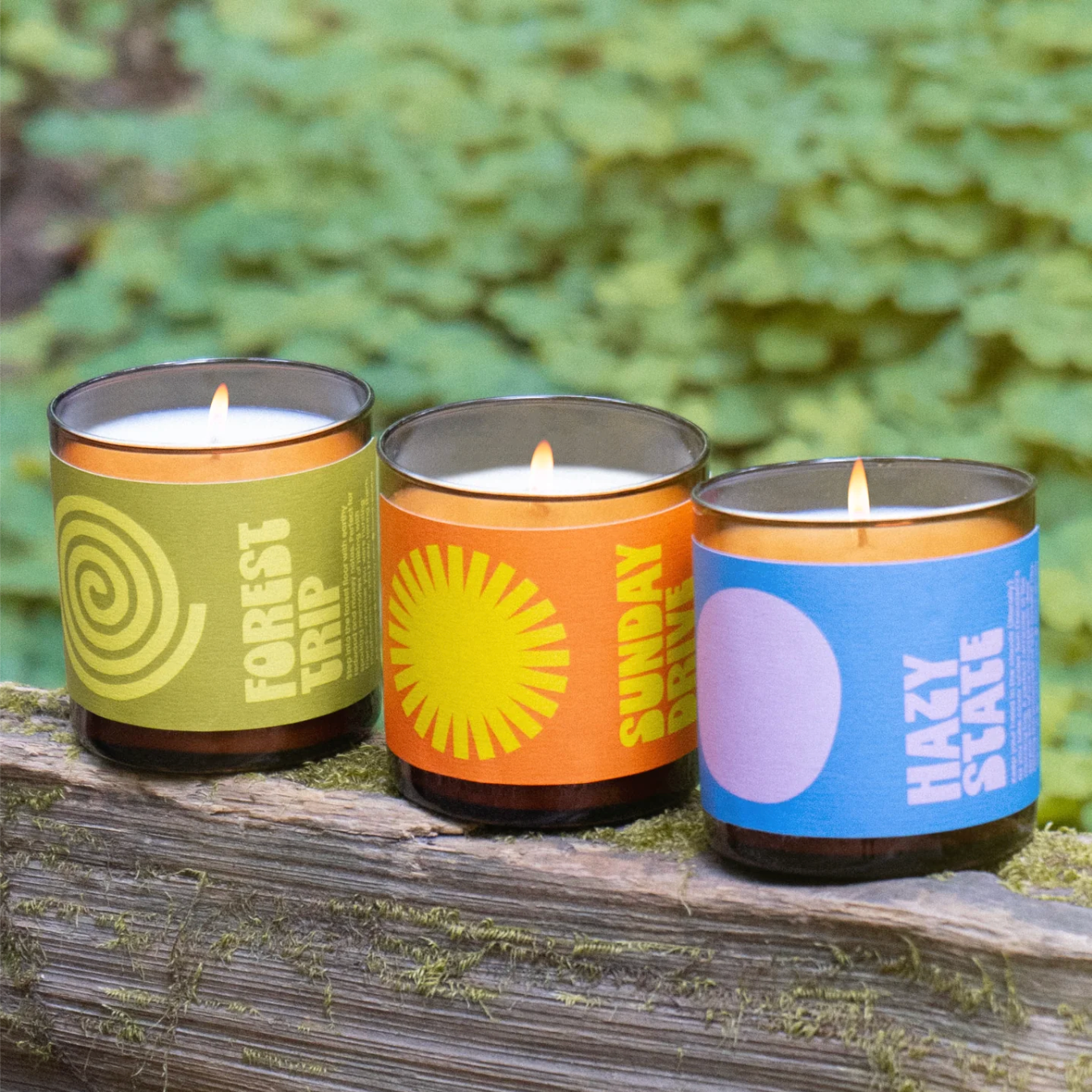 Custom branded soy candle made for Sunthing design studio by Mundane in Cold Spring, New York