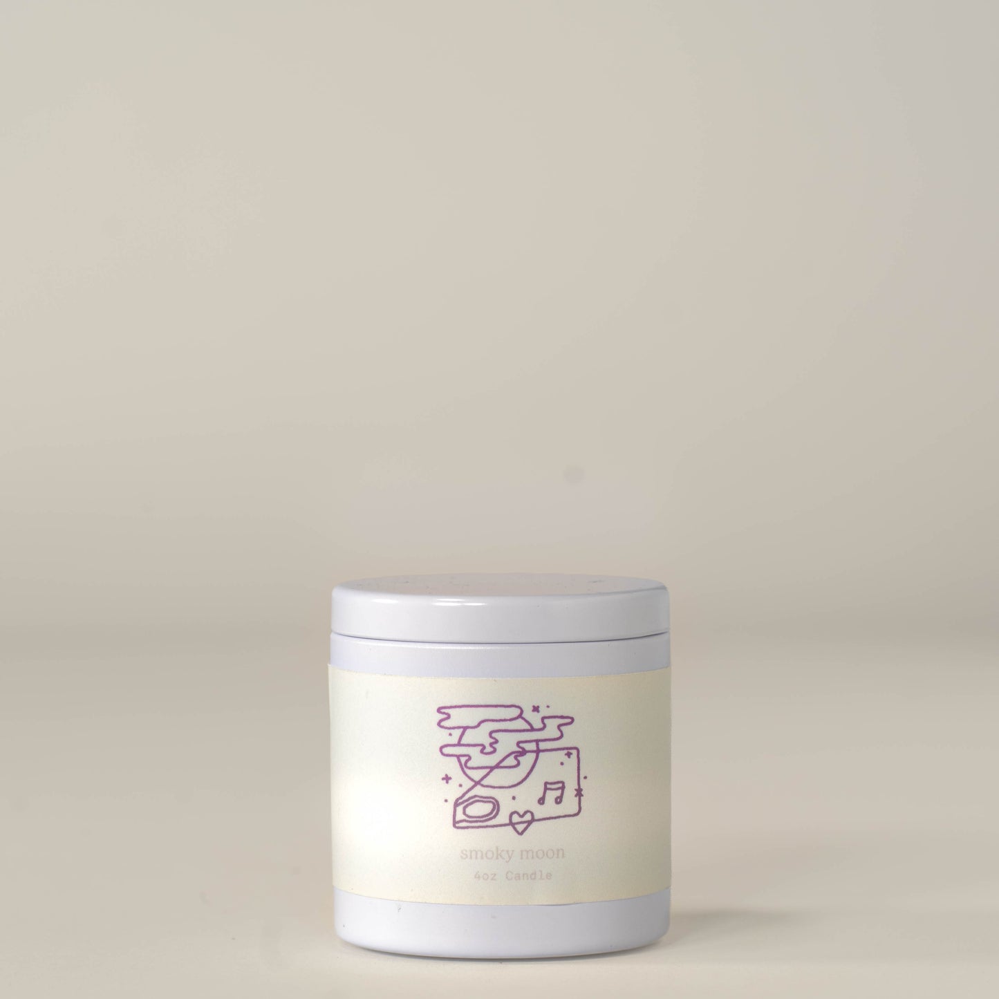 smoky moon candle