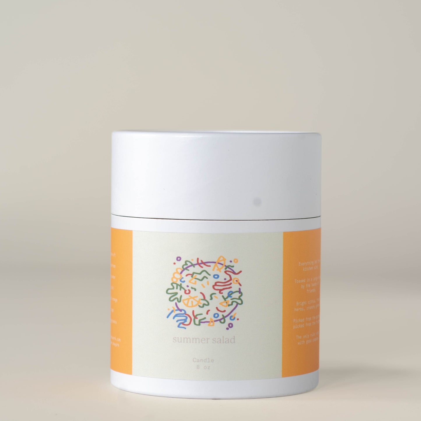 summer salad candle
