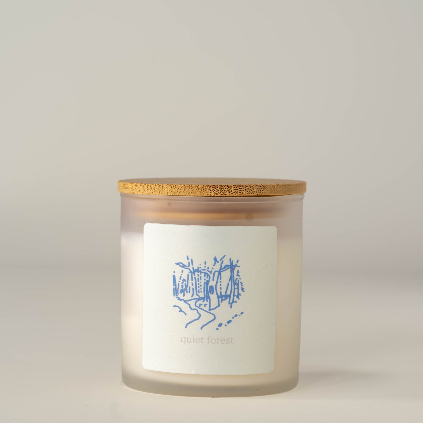 quiet forest candle
