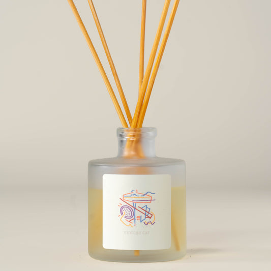 vintage car reed diffuser