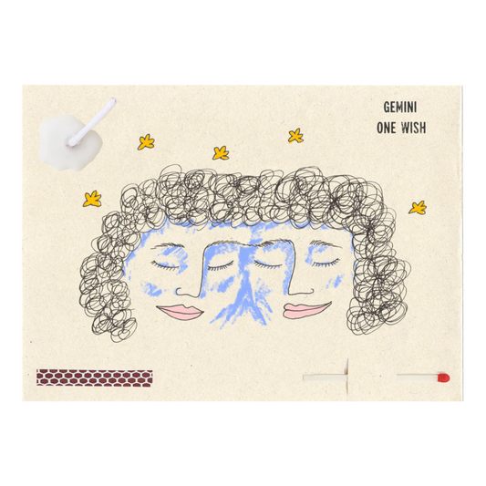 gemini - zodiac - wish cards