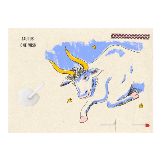 taurus - zodiac - wish cards
